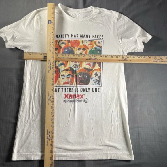 Vintage Xanax Alprazolam Promo Shirt Men’s Medium REPRINT Gildan NWT - Picture 5 of 5